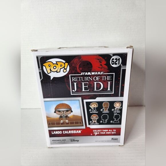 Star Wars Jabba Skiff: Lando Calriseian 621 Deluxe Funkopop NIB - Picture 5 of 12